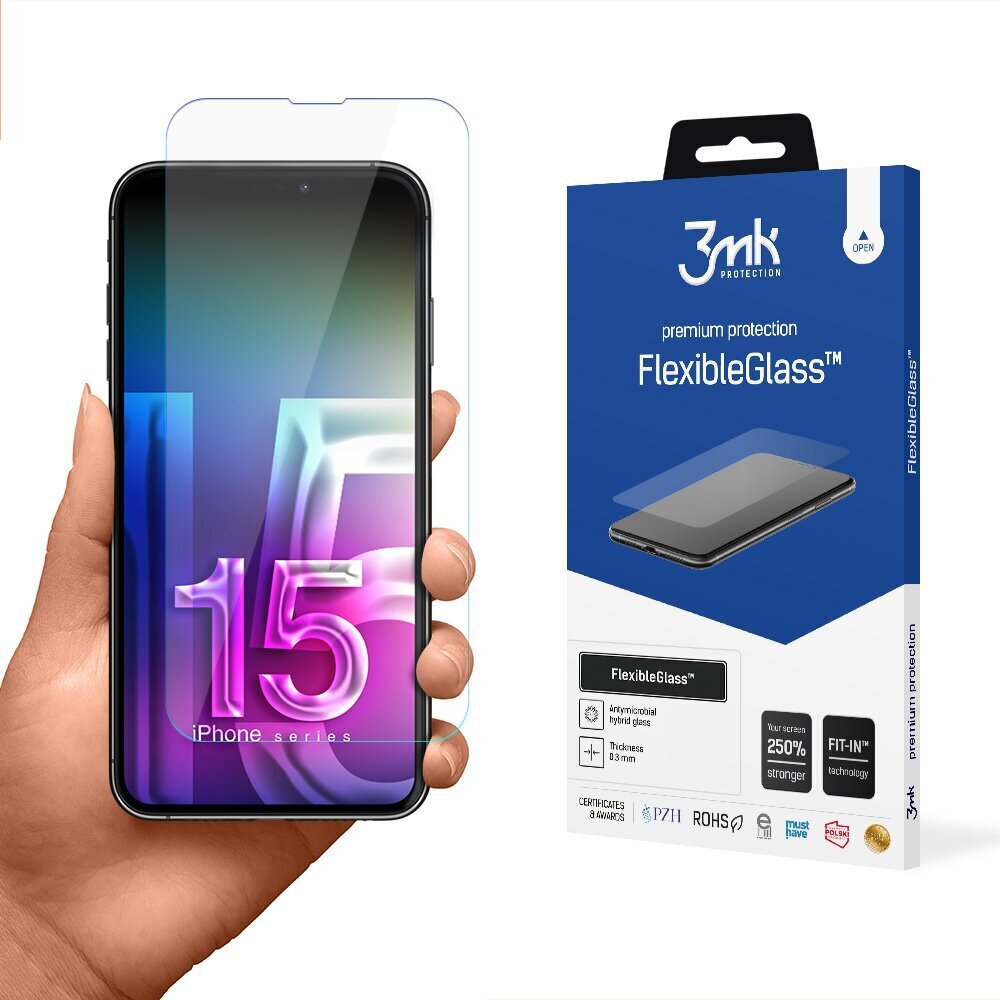 3mk FlexibleGlass™ screen protector 5903108535304 hind ja info | Ekraani kaitseklaasid ja kaitsekiled | hansapost.ee