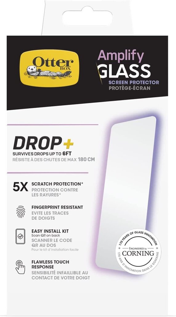 Otterbox Amplify Glass Screen Protector hind ja info | Ekraani kaitseklaasid ja kaitsekiled | hansapost.ee