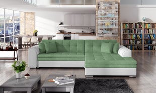 Мягкий уголок Eltap Sorento, белый/зеленый цвет цена и информация | Угловые диваны | hansapost.ee