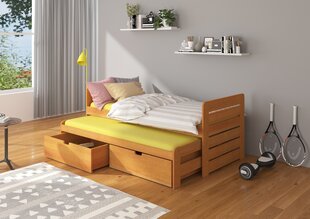 Lastevoodi ADRK Furniture Tomi, 80x180 cm, pruun цена и информация | Детские кровати | hansapost.ee