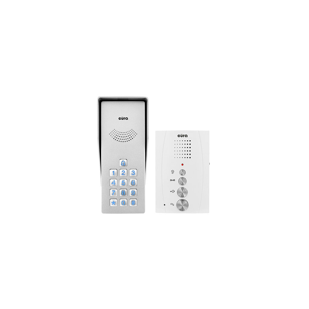 Fonolukk Intercom Eura ADP-38A3 Entra, valge цена и информация | Fonolukud | hansapost.ee