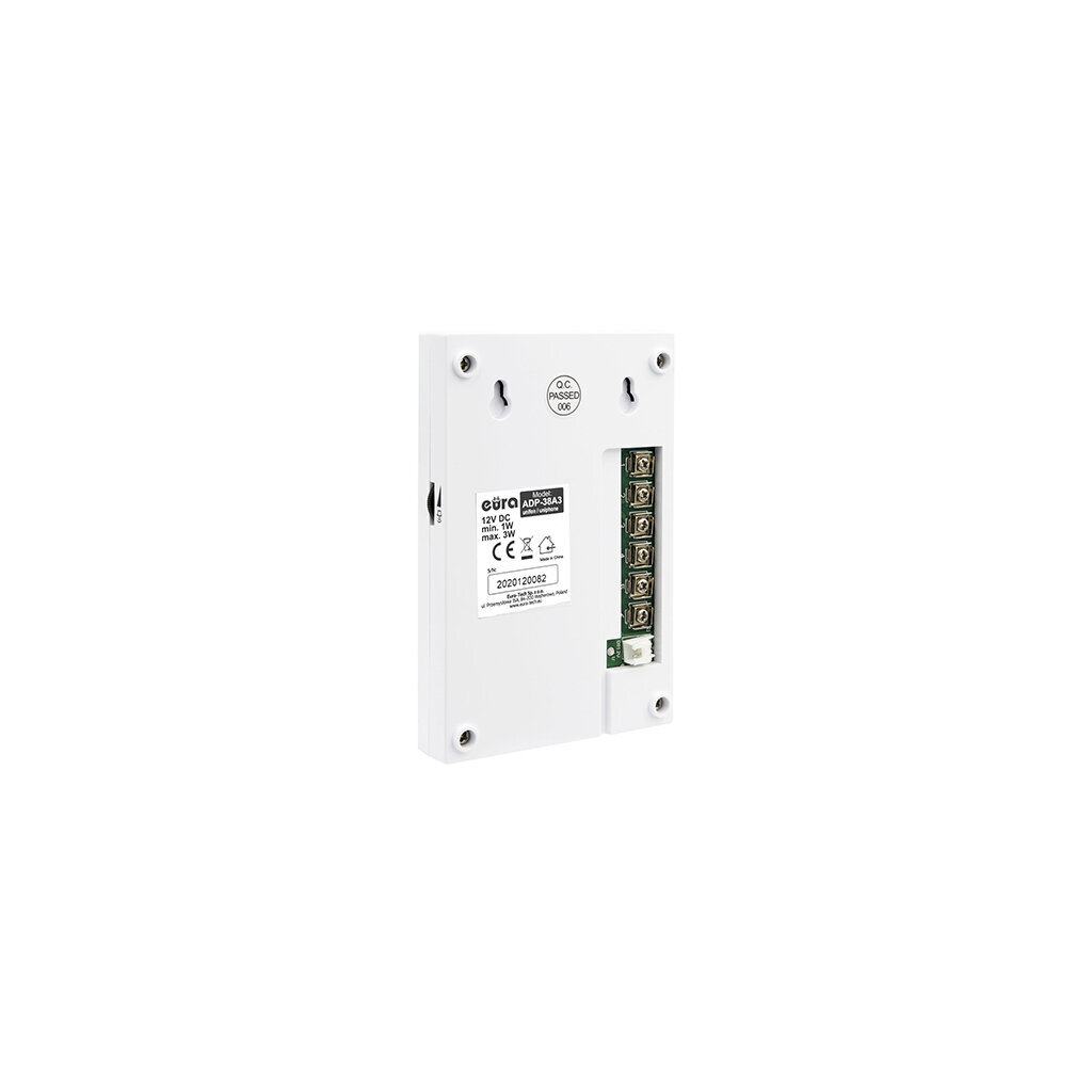 Fonolukk Intercom Eura ADP-38A3 Entra, valge hind ja info | Fonolukud | hansapost.ee