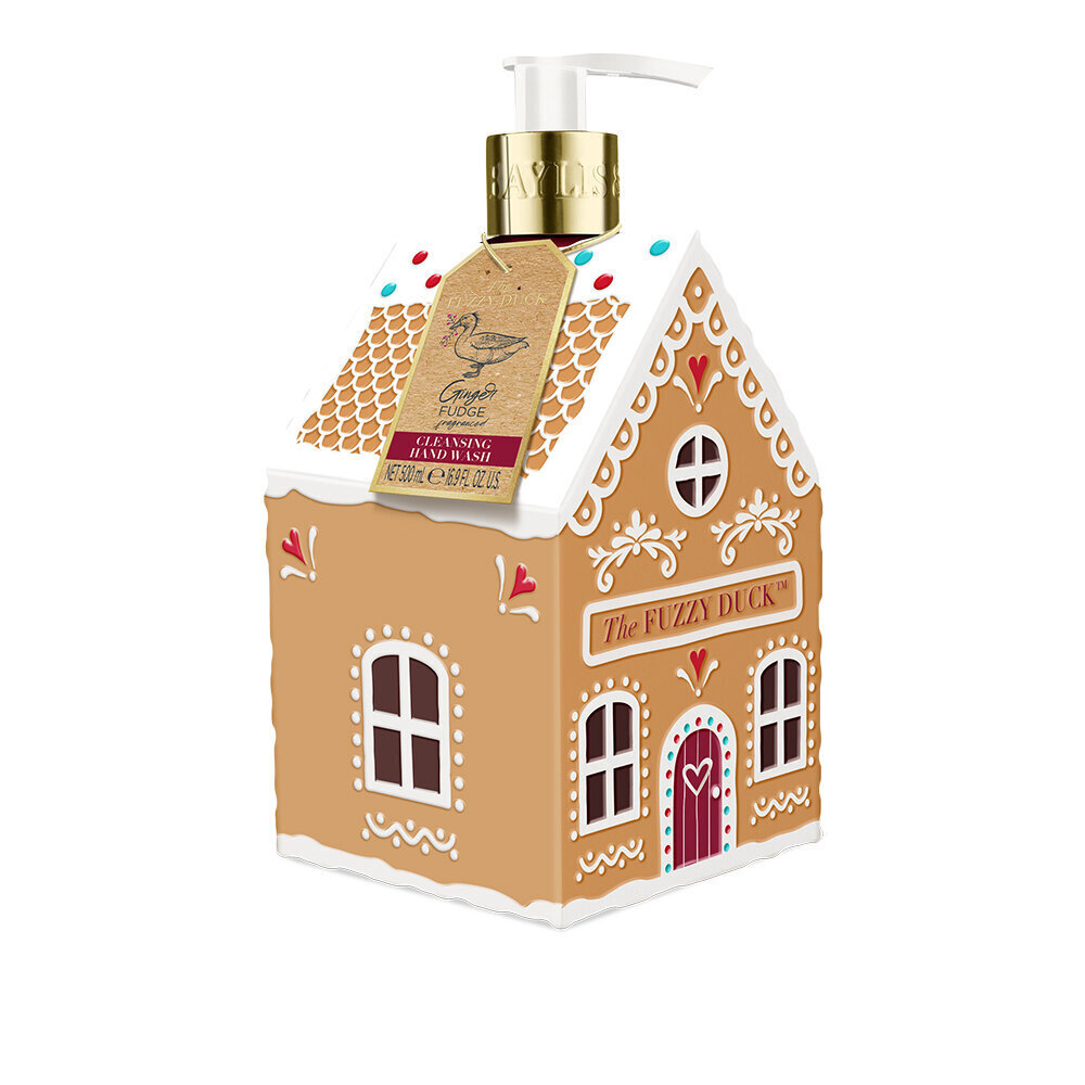 Kätepesuvahend - kingitus Baylis & Harding The Fuzzy Duck Winter Wonderland Festive Hand Wash & Ceramic Gingerbread House, 500 ml hind ja info | Seebid | hansapost.ee