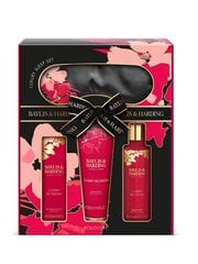 Kinkekomplekt naistele Baylis & Harding Boudiore Cherry Blossom Luxury Beauty Sleep, 4-osaline hind ja info | Kehakreemid, kehaõlid ja losjoonid | hansapost.ee