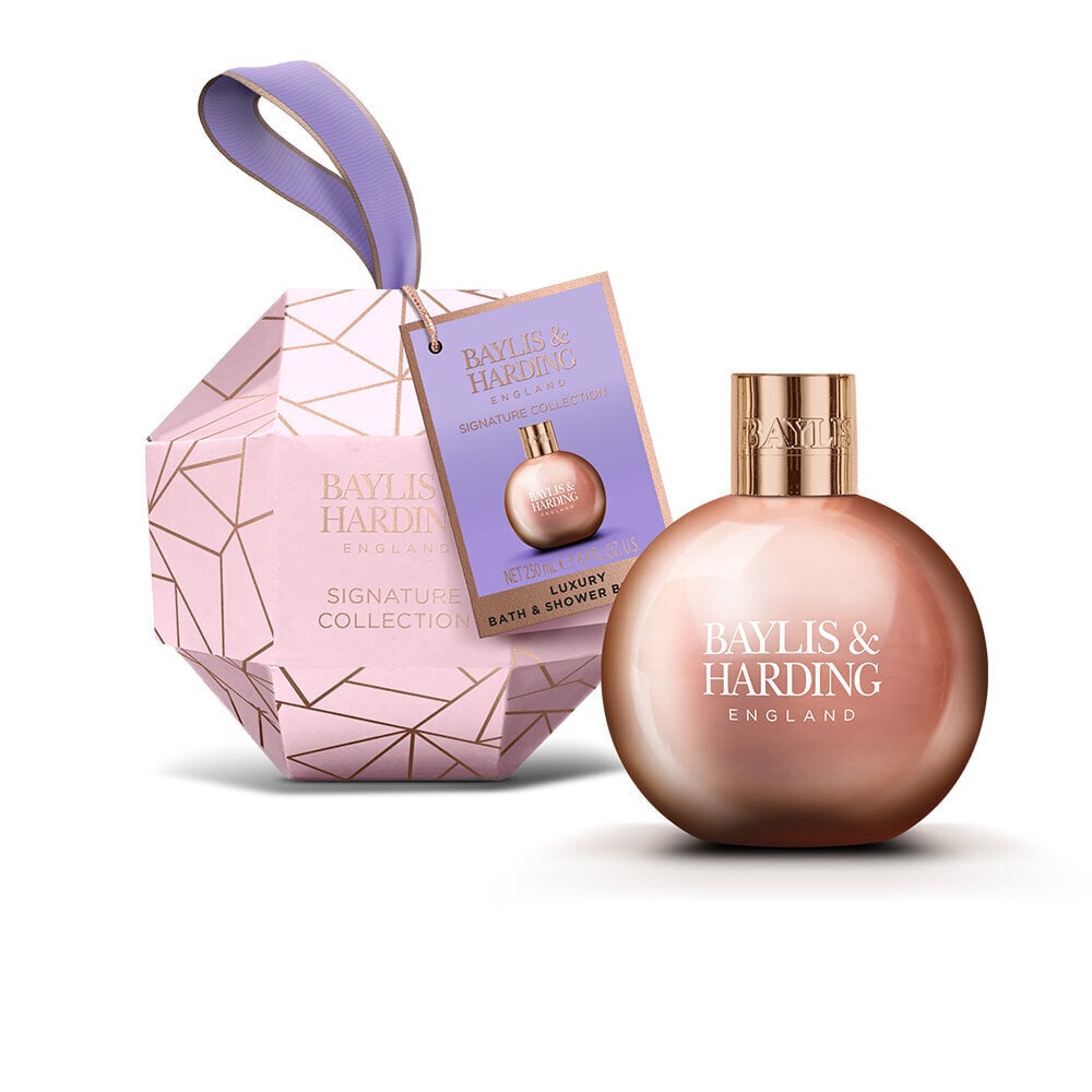 Vannivahu kinkekomplekt Baylis & Harding Jojoba, Vanilla & Almond Oil Festive Bauble, 250 ml hind ja info | Dušigeelid, õlid | hansapost.ee