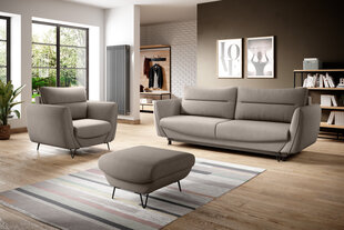 Комплект мягкой мебели из 3-х частей Eltap Silva, серый цвет цена и информация | Комплекты мягкой мебели | hansapost.ee