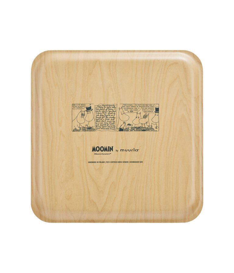 Serveerimiskandik Muurla Moomin Coffee Time, 33x33 cm hind ja info | Köögitarbed | hansapost.ee