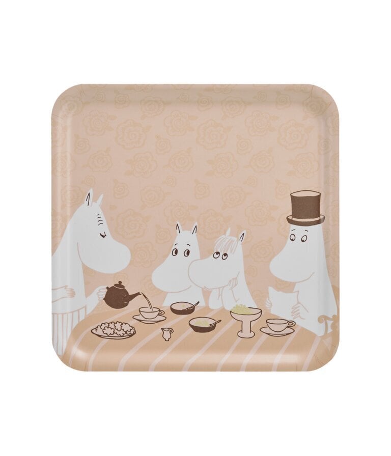 Serveerimiskandik Muurla Moomin Coffee Time, 33x33 cm цена и информация | Köögitarbed | hansapost.ee