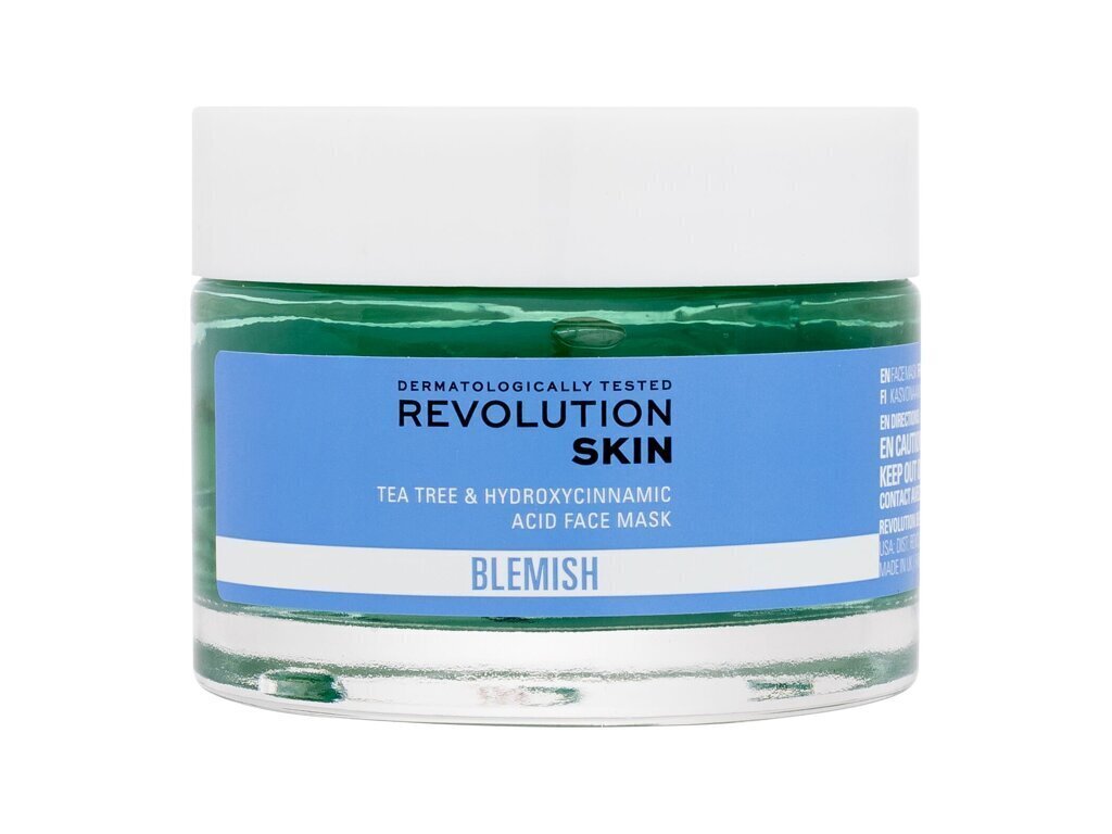 Näomask Revolution Skincare Blemish Tea Tree & Hydroxycinnamic Acid, 50 ml цена и информация | Näomaskid ja silmamaskid | hansapost.ee