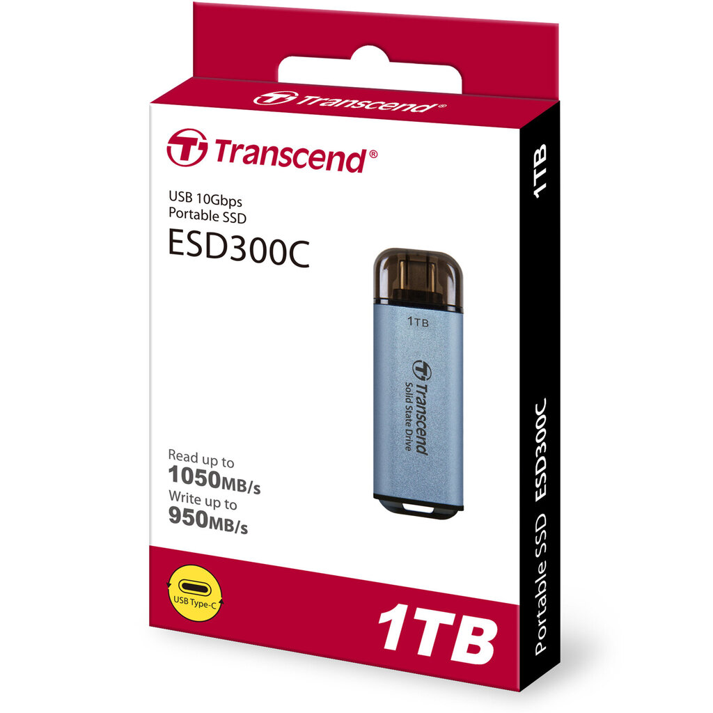 Transcend TS1TESD300C цена и информация | Välised kõvakettad | hansapost.ee