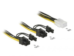Delock 85452, PCI Express, 15 см цена и информация | Кабели и провода | hansapost.ee