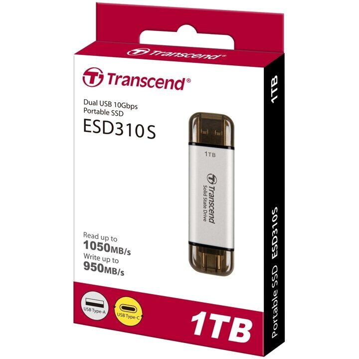 Transcend TS1TESD310S цена и информация | Välised kõvakettad | hansapost.ee
