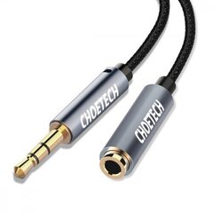 Аудио кабель CHOETECH 3.5 mm, M-F, 2м цена и информация | Кабели и провода | hansapost.ee