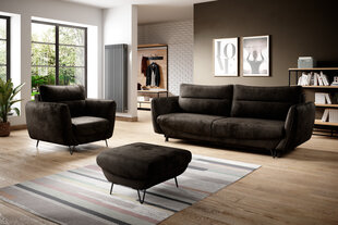 Комплект мягкой мебели из 3 предметов Eltap Silva, коричневый цвет цена и информация | Комплекты мягкой мебели | hansapost.ee