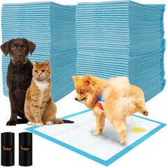 Одноразовые пеленки для собак Purlov, 60 x 60 см, 100 шт. цена и информация | Средства по уходу за животными | hansapost.ee