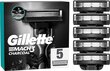 Žiletiterad Gillette Mach3 Charcoal, 5 tk. hind ja info | Raseerimisvahendid | hansapost.ee
