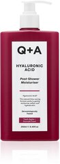 Niisutav kehakreem hüaluroonhappega Q+A Hyaluronic Acid Post Shower Moisturizer, 250 ml hind ja info | Q+A Kehahooldustooted | hansapost.ee