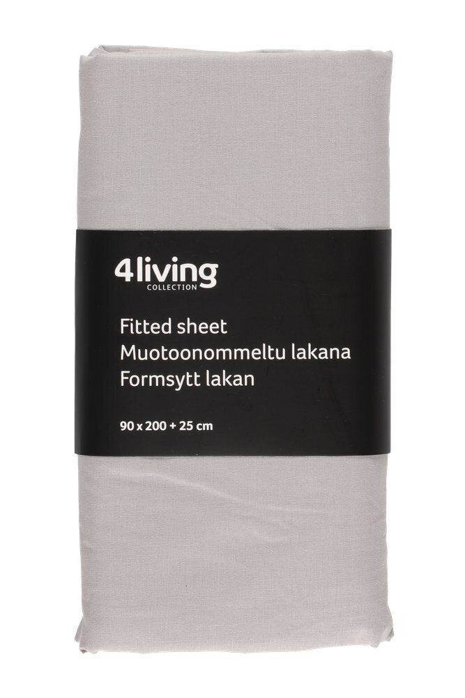 Kummiga voodilina 4Living, 90x200 cm hind ja info | Voodilinad | hansapost.ee