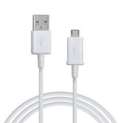 Универсальный Micro USB 2.0 кабель Samsung ECB-DU4EWE, 1,5 м, белый (OEM) цена и информация | Кабели для телефонов | hansapost.ee