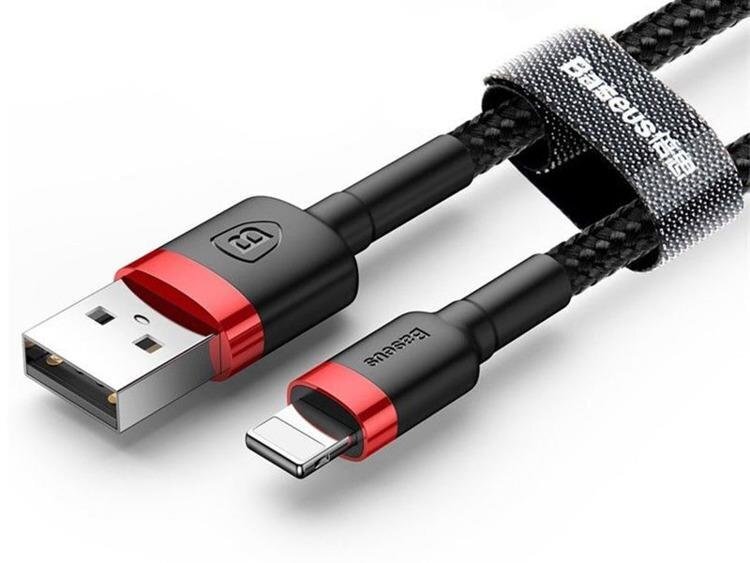 Kaabel Baseus USB - Lightning, 2.4A, 1m CALKLF-B09 hind ja info | Juhtmed ja kaablid | hansapost.ee