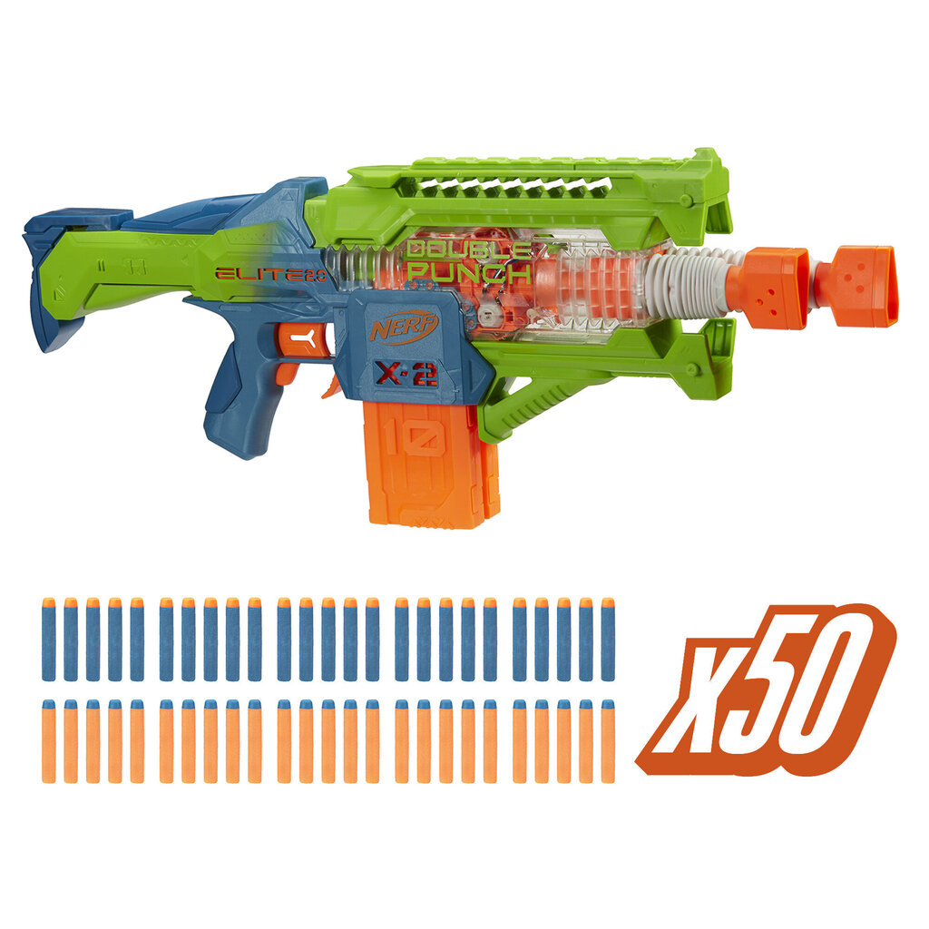 Motoriseeritud relv Nerf Elite Double Punch hind ja info | Mänguasjad poistele | hansapost.ee