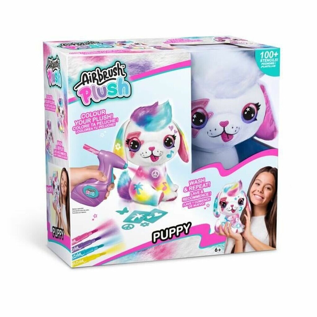Loominguline komplekt Canal Toys Airbrush Plush Koer hind ja info | Arendavad laste mänguasjad | hansapost.ee