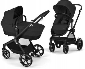 Cybex universaalne jalutuskäru Eos Lux, Moon Black price and information | Carriages, strollers | hansapost.ee