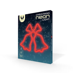 Neoon Led jõulukellad, punased, Patareid + USB FLNE17 hind ja info | Seinavalgustid | hansapost.ee