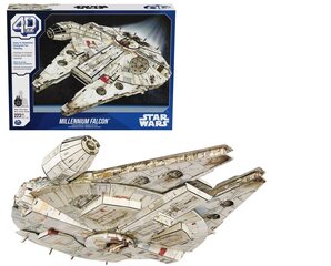 4D Пазл Звездные войны Star Wars Millennium Falcon, 223 д. цена и информация | Конструкторы и кубики | hansapost.ee