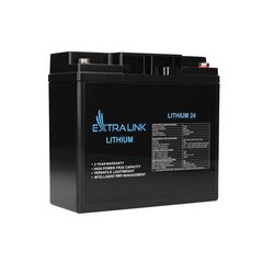 Аккумулятор Extralink LiFePO4 24 Ач 12,8 В, BMS цена и информация | Аккумуляторы | hansapost.ee