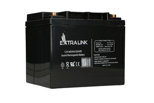 Аккумулятор Extralink AGM 12В 40Ач цена и информация | Аккумуляторы | hansapost.ee