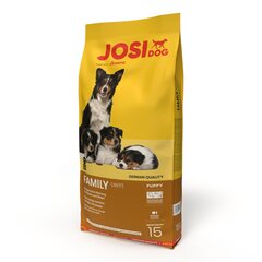 Kuivtoit koertele JosiDog Family kutsikatele ja imetavatele koertele, 15 kg hind ja info | Koerte kuivtoit ja krõbinad | hansapost.ee