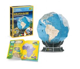 3D pusle Cubicfun Scratch Globe hind ja info | Klotsid ja konstruktorid | hansapost.ee