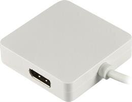 Deltaco DP-MULTI1, Mini DP/DVI/HDMI/DP, 0.2 m hind ja info | USB adapterid ja jagajad | hansapost.ee