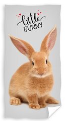 Детское полотенце Кролик, 70x140 см цена и информация | Полотенца | hansapost.ee