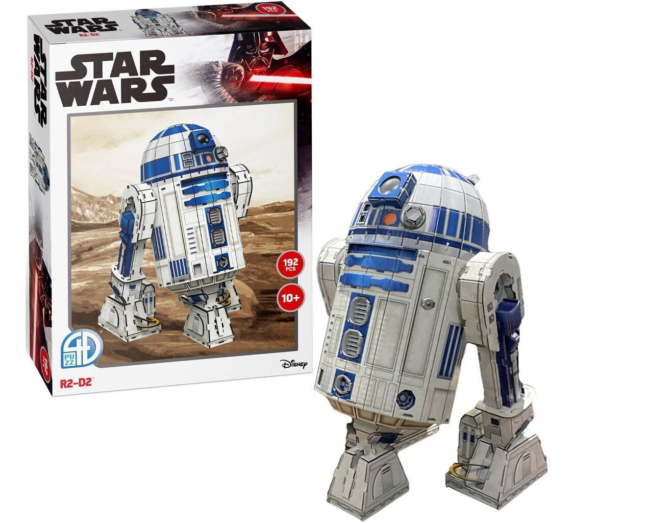 4D pusle Star Wars Tähtede sõda: R2D2, 192 d. hind ja info | Klotsid ja konstruktorid | hansapost.ee