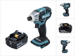 Аккумуляторный ударный гайковерт Makita DTW 141 F1, 18 В, с аккумулятором и без блока для зарядки цена и информация | Дрели и шуруповёрты | hansapost.ee