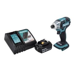 Juhtmeta lööktrell Makita DTS 141 RT1, 18 V, koos aku ja laadijaga цена и информация | Дрели и шуруповёрты | hansapost.ee