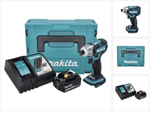 Аккумуляторный ударный гайковерт Makita DTW 141 RG1J, 18 В, с аккумулятором и зарядным устройством цена и информация | Дрели и шуруповёрты | hansapost.ee