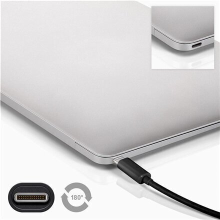 Laadimiskaabel Goobay 38873 USB-C-USB-C, 1M, 5A, 3.2 GEN, Must цена и информация | Mobiiltelefonide kaablid | hansapost.ee