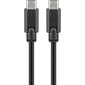 Laadimiskaabel Goobay 38873 USB-C-USB-C, 1M, 5A, 3.2 GEN, Must цена и информация | Mobiiltelefonide kaablid | hansapost.ee