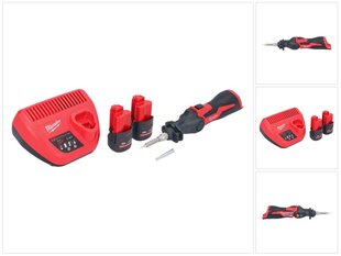 Аккумуляторный паяльник Milwaukee M12 SI-252, 12 В, с аккумулятором и блоком для зарядки цена и информация | Сварочные аппараты, паяльники | hansapost.ee