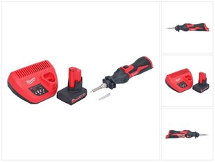 Аккумуляторный паяльник Milwaukee M12 SI-501, 12 В, с аккумулятором и зарядным устройством цена и информация | Сварочные аппараты, паяльники | hansapost.ee