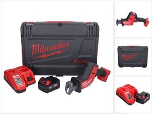 Аккумуляторная линейная пила Milwaukee M18 FHZ-501X, 18 В, с аккумулятором и блоком для зарядки цена и информация | Пилы, циркулярные станки | hansapost.ee