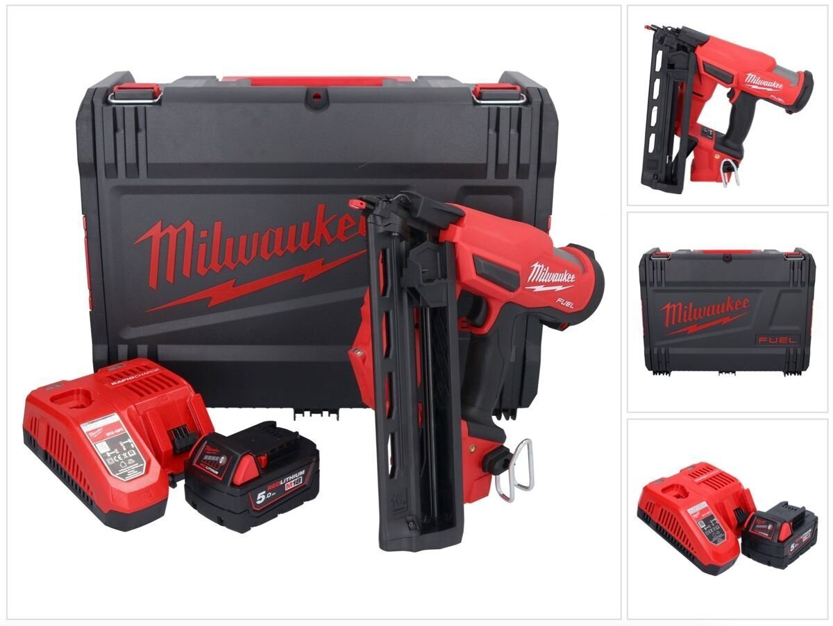 Milwaukee M18 FN16GA-501X akuveski цена и информация | Käsitööriistad | hansapost.ee