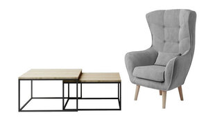 Комплект мебели для гостиной Eltap Clar + Arti, коричневый/серый цвет цена и информация | Кресла | hansapost.ee