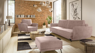 Комплект мягкой мебели из 3-х частей Eltap Megis, розовый цвет цена и информация | Комплекты мягкой мебели | hansapost.ee