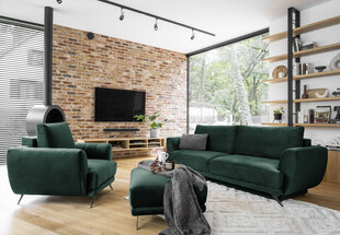 Комплект мягкой мебели Eltap Megis из 3 частей, зеленый цвет цена и информация | Комплекты мягкой мебели | hansapost.ee