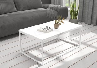 Журнальный столик ADRK Furniture Narisa 100x60 см, белый цвет цена и информация | Журнальные столики | hansapost.ee