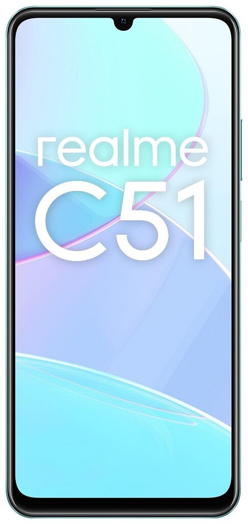 Realme C51 4/128GB Mint Green цена и информация | Telefonid | hansapost.ee